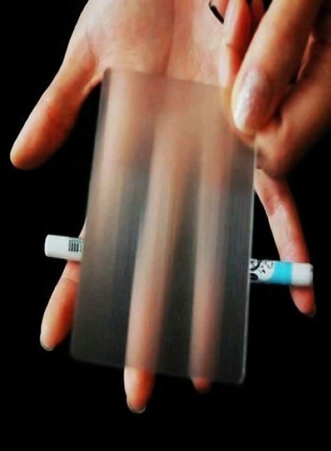 مايلز ماجيك خدعة عدسة لوبور السحرية من مايلز ماجيك | غلاف بلاستيكي لخداع بصري إبداعي باستخدام البطاقات الشفافة | خدع سحرية حقيقية عن قرب في الشارع أو على المسرح (البطاقة فقط) - Image 4